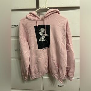 Pink Graphic Hoodie